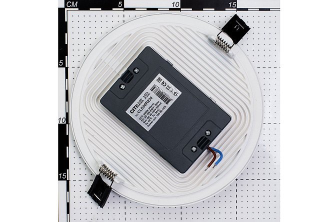 Светильник встраиваемый LED CITILUX Омега 17.5x2.5x17.5 см