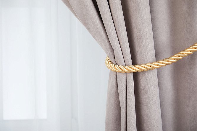 Изображение товара Подхват-шнур MICASA Eric кремовый 80 см для штор и занавесок