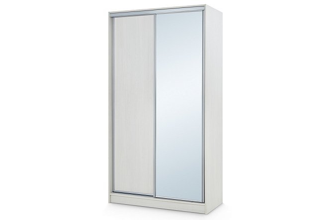 Изображение товара Шкаф-купе Home 123,2х229,5 см с зеркалом в ясень Анкор светлый
