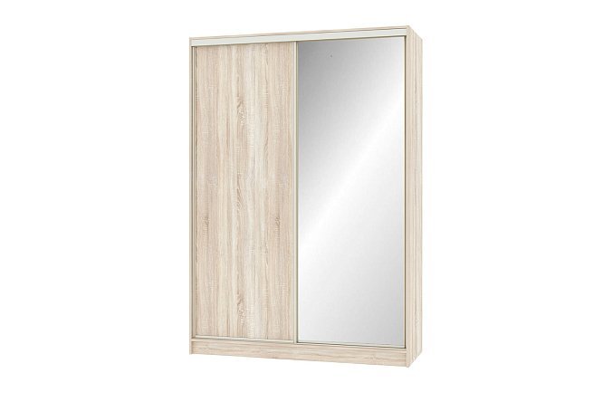 Изображение товара Шкаф-купе Home 160х229,5 см, дуб Сонома, с одним зеркалом