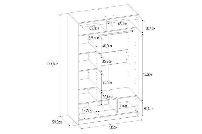 Ширина шкафа для одежды фото 30