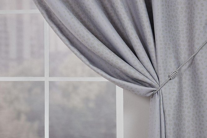 Изображение товара Подхват-шнур MICASA Scott светло-серого цвета 73 см для организации и фиксации