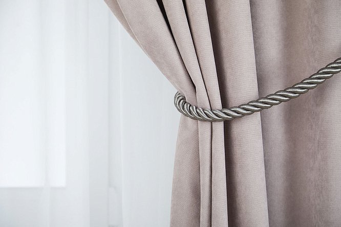 Изображение товара Подхват-шнур MICASA Eric цвет серый 80 см для фиксации и организации