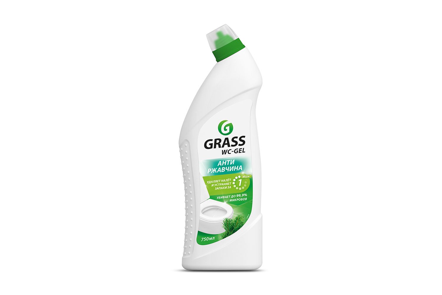 Чистящее средство для сантехники GRASS Wс-Gel Антиржавчина 750 мл