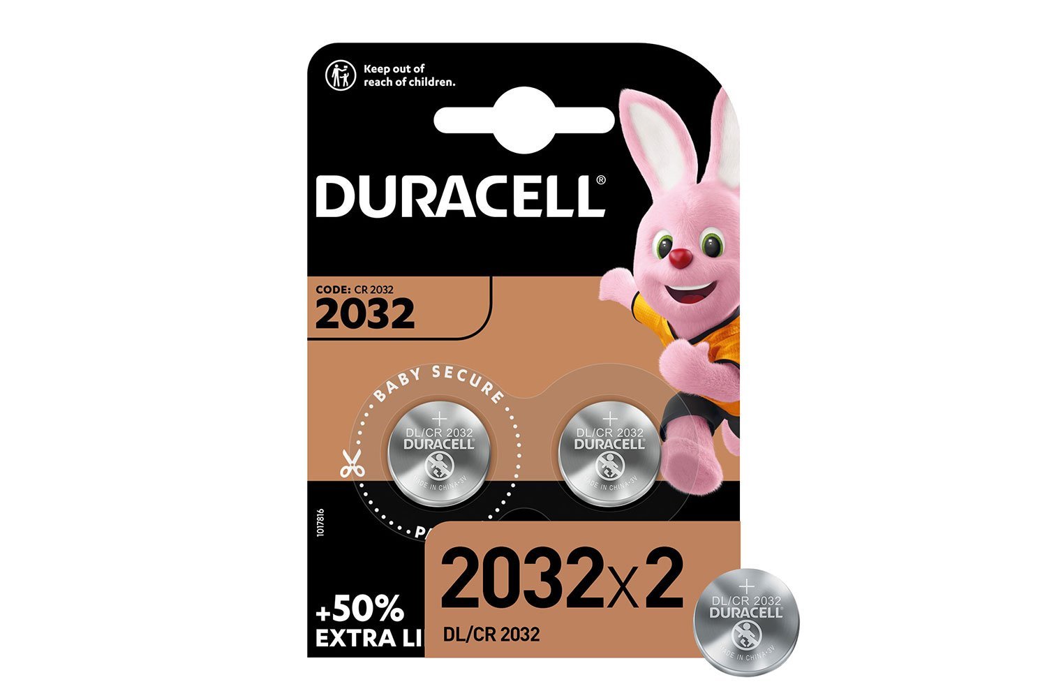 Duracell Specialty литиевая батарейка типа таблетка 2032, 3 V, DL2032/  CR2032, 2 шт. - купить по цене 78 рублей в интернет-магазине Hoff.ru |  80335058