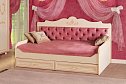 Кровать Алиса 90х200 см цвет кремовый/белый, розовый