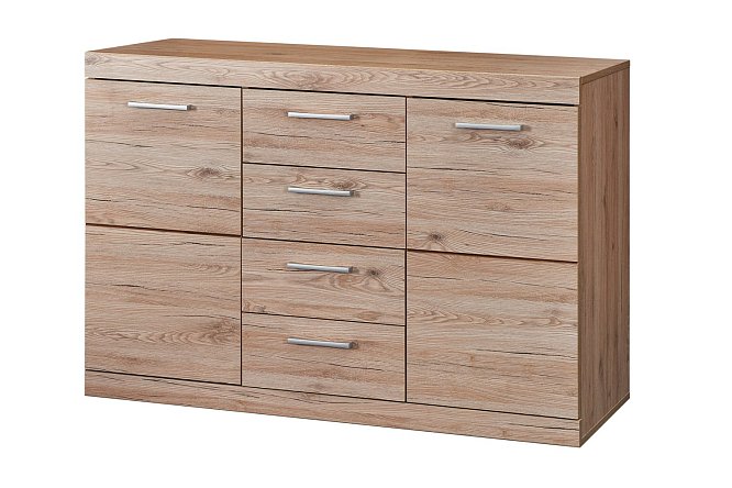 Изображение товара Комод Oskar из дуба Санремо 120х81х40 см стильная мебель для хранения