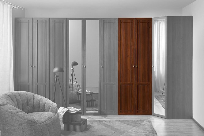 Изображение товара Шкаф для одежды Sherlock 79,8х230х57,9 см орех шоколадный