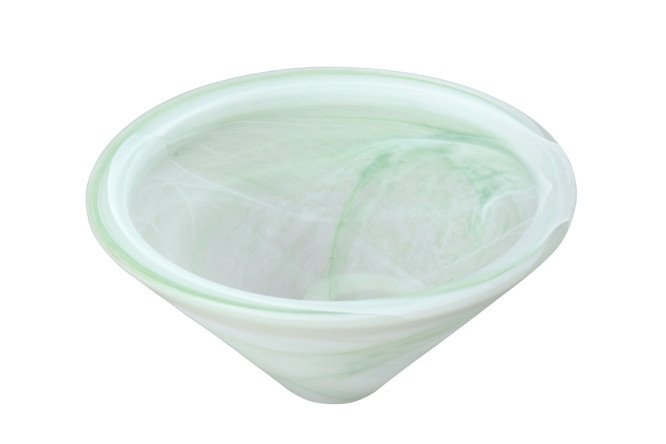 Плафон VITALUCE Cono Alabastro Verde E14, Стекло