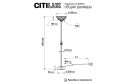 Торшер CITILUX Адриана 4 кв.м, 30x165x30 см, E27