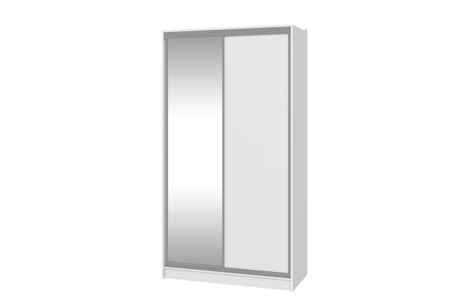 Изображение товара Шкаф-купе Home 123,2х229,5 см, белый, с одним зеркалом