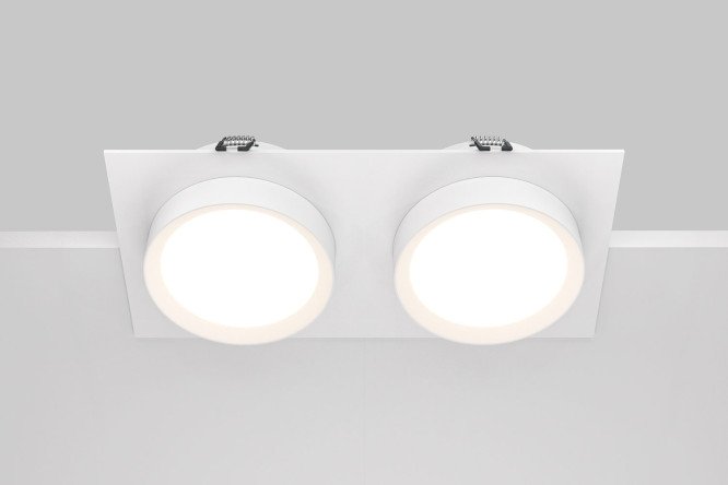 Светильник встраиваемый MAYTONI Downlight Hoop 22x4.5x11 см, GX53