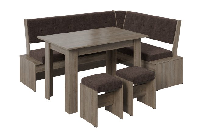 Изображение товара Кухонный уголок Торонто с универсальным углом 177х137х79.5 см