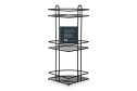 Полка угловая 3-ярусная BERKRAFT Practical ZC1117 27x69x27 см