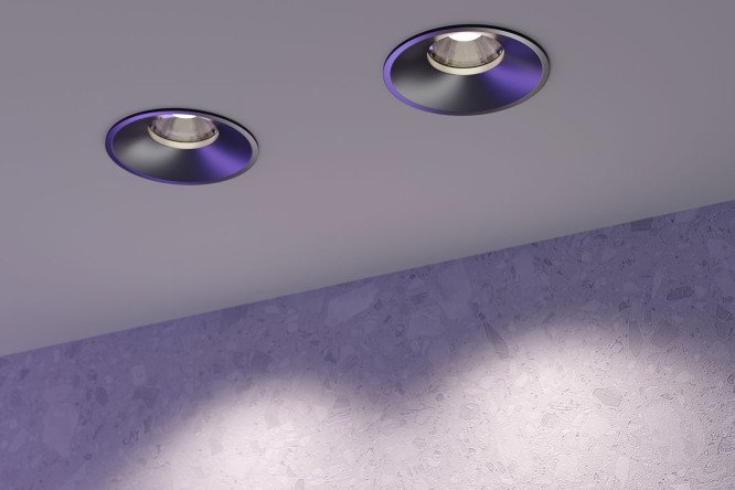 Светильник встраиваемый MAYTONI Downlight Round 8x6x8 см, LED