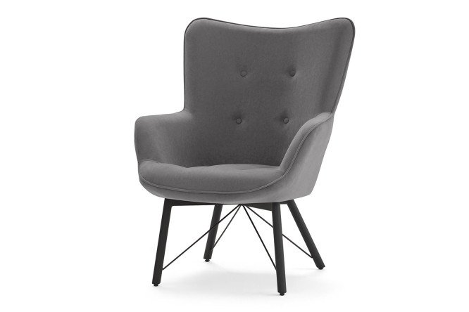 Изображение товара Кресло SCANDICA Лофт Деймос стильное велюровое кресло для дома и офиса