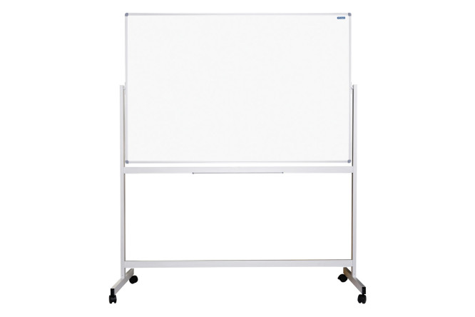 Изображение товара Доска магнитно-маркерная MR_28855 2-сторонняя поворотная мобильная с фиксатором положения