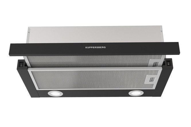 Изображение товара Вытяжка KUPPERSBERG High-Tech Slimhit 60 B чёрная, металлическая, 59.5х22.5х30 см