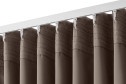 Штора HOFF Гуашь 145х300 см, 1 шт., цвет кофейный