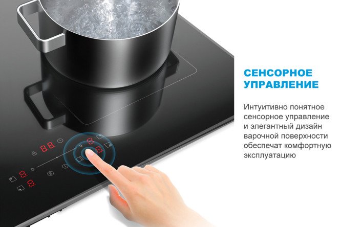 Фото 7 Индукционная панель MIDEA MIH 64707F 59 см