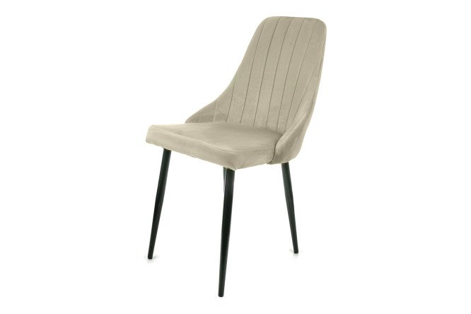 Изображение товара Стул Милан 46х89х44 см с обивкой из вельвет и металлическими ножками