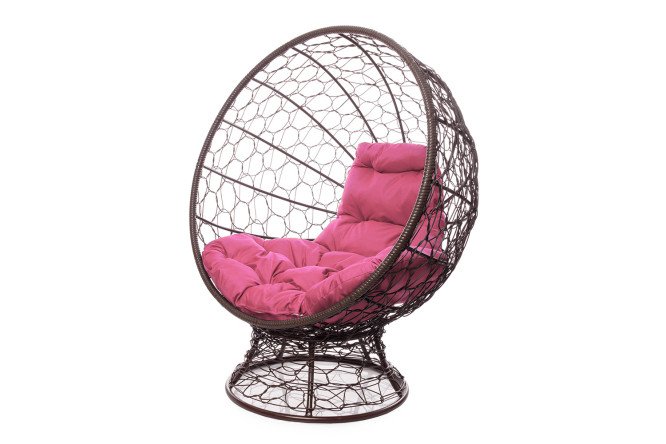 Изображение товара Кресло на подставке Кокос цвет каркаса коричневый, отделки коричневый Изображение товара Кресло на подставке Кокос цвет каркаса коричневый, отделки коричневый