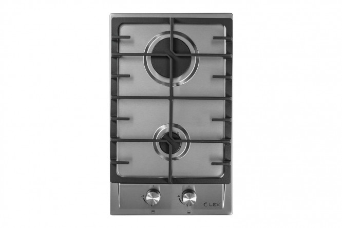 Изображение товара Газовая панель LEX GVS 321 IX 30 см с двумя зонами нагрева