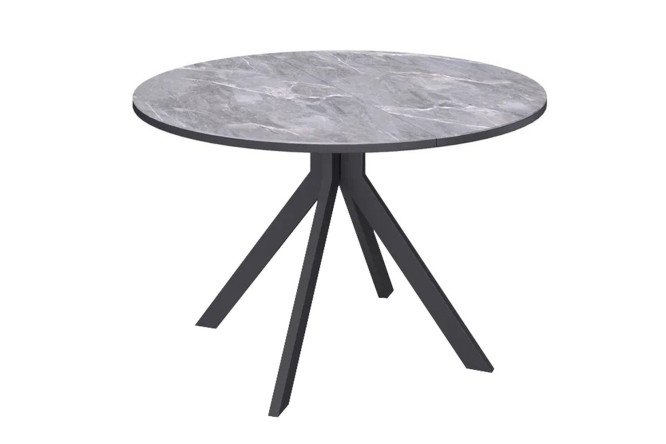 Изображение товара Обеденный стол AR1000 раздвижной 100х76 см с керамической столешницей