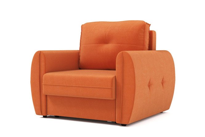 Изображение товара Кресло-кровать Рокки с механизмом еврокнижка велюр размеры 105x95x93 см