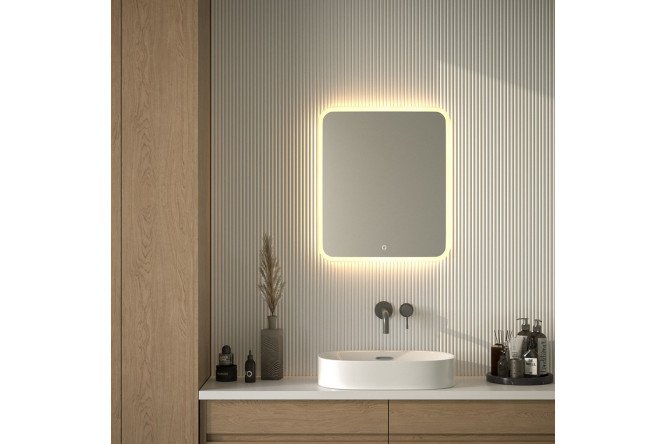 Зеркало с подсветкой DEFESTO Lume DF 3816S с матированием 60х70 см