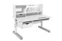 Комплект мебели парта FunDesk Pensare Grey и кресло с подлокотниками Cubby Arnica Grey