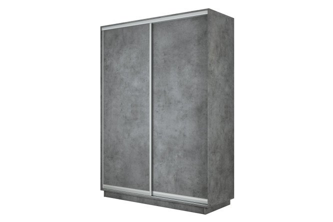 Изображение товара Шкаф-купе 2-дверный Slide-2 160х240х60 см бетон серебро