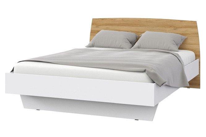 Кровать Altea цвет глянец, дуб катания 160х200 см