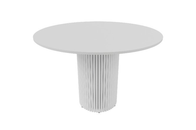 Изображение товара Стол GENGLASS Trubis Wood с трубчатым подстольем 120х75х120 см