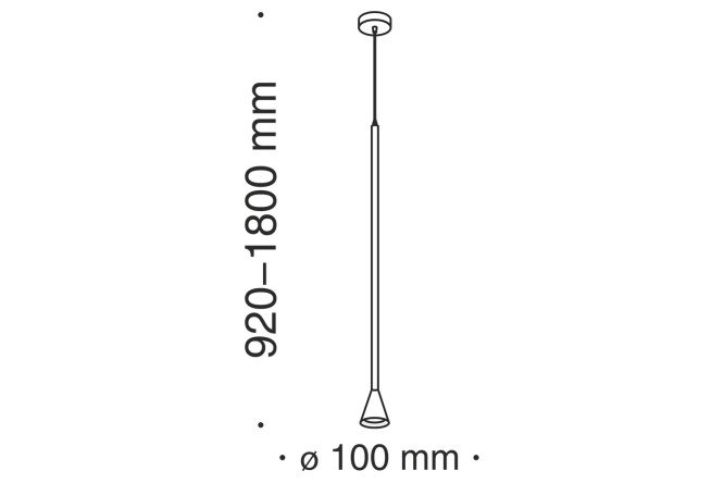 Светильник подвесной MAYTONI Pendant Arrow 3 кв.м., 10х92х10 см, GU10