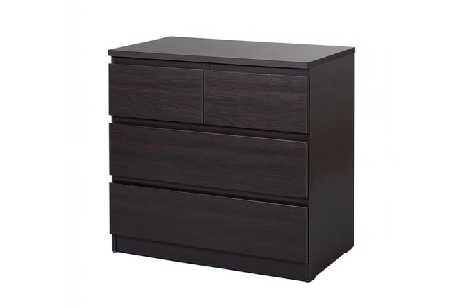 Изображение товара Комод 4 ящика Мальта - стильное решение для хранения в дуб венге