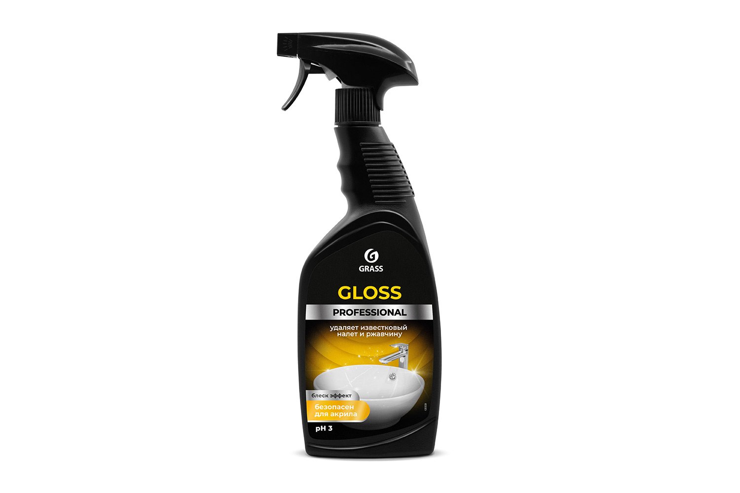 Чистящее средство GRASS Professional Gloss, для сан. узлов и ванных комнат 600 мл