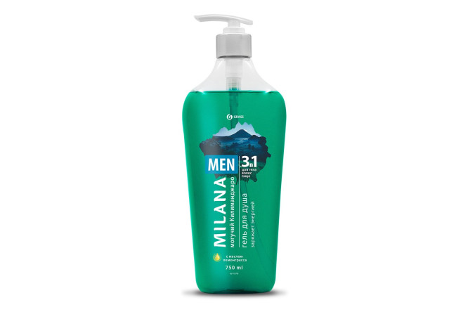 Изображение товара Гель для душа GRASS Milana Men Могучий Килиманджаро 750 мл