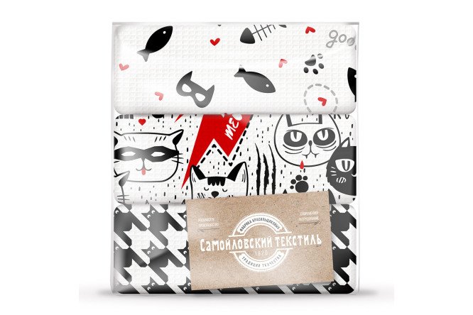 Изображение товара Набор полотенец Cat Hero 40х60 см 3 шт хлопок мультиколор