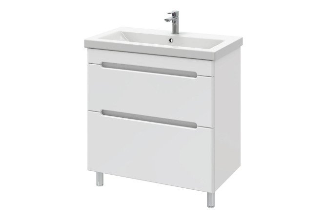 Изображение товара Тумба напольная Sanstar Адель с раковиной 66,4х70х44 см белая МДФ