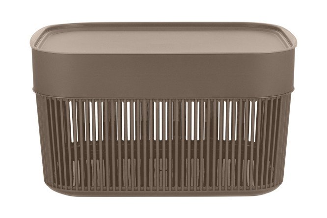 Корзина с крышкой Струна 25x19.6x34.8 см, 12 л