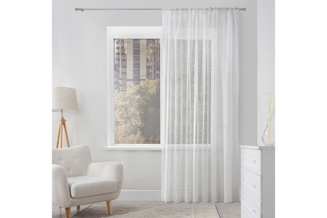 Изображение товара Тюль ESTUDI BLANCO Salli 300x280 см гипюр кремовый комодный дизайн