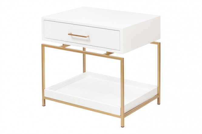 Изображение товара Прикроватная тумба Karin из МДФ размер 60х61х45 см современный дизайн