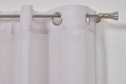 Тюль на люверсах MICASA Далия (Dalia) 300х280 см, 1 шт., цвет серый