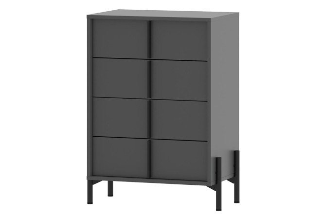 Изображение товара Комод Тео антрацит 65х87,2х40 см современная мебель для хранения
