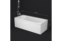 Ванна пристенная AM.PM X-Joy W94A-170-075W-A 170x75 см