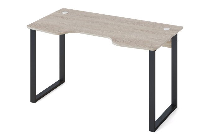 Изображение товара Компьютерный стол КСТ-19 из ЛДСП с матовым покрытием, классический дизайн