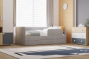 Кровать Молли-2 90х200 см цвет серый