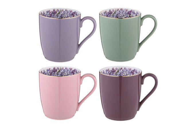 Изображение товара Набор кружек Lefard Lilac 4 шт. 300 мл, Фарфор