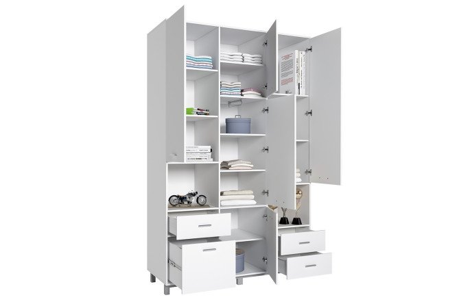 Шкаф трёхсекционный Mirum 150х240х50 см